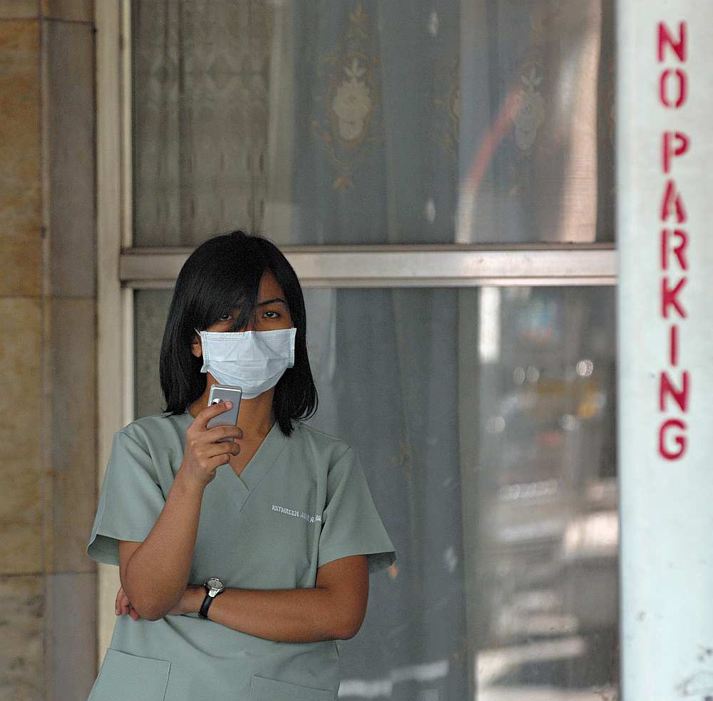 While much attention was focused on the physical health of first responders and doctors, far less study has been given over to the mental well-being of the nurses, cleaners and caterers at care homes. u00e2u20acu201d  AFP pic