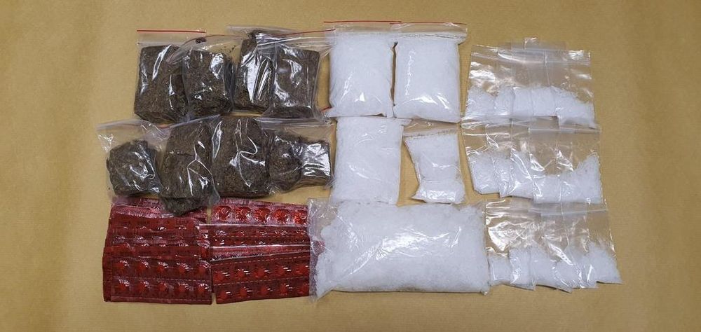 u00e2u20acu02dcIceu00e2u20acu2122, cannabis and Erimin-5 tablets recovered from a unit in the vicinity of Jalan Selamat near Kembangan in an operation conducted by the Central Narcotics Bureau on , Oct 7, 2020. u00e2u20acu201d Picture by Singapore Central Narcotics Bureau via TODAY