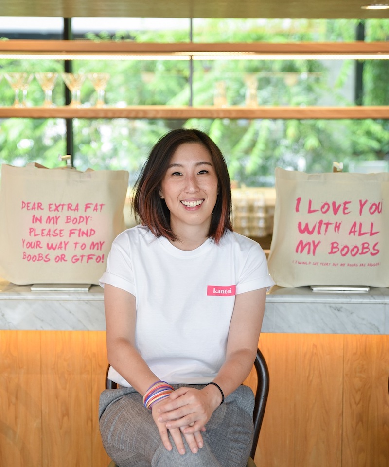 Double Vision production head Min Lim started Kantoi during the MCO because she couldn’t find reusable bags for her supermarket trips. — Picture courtesy of Kantoi