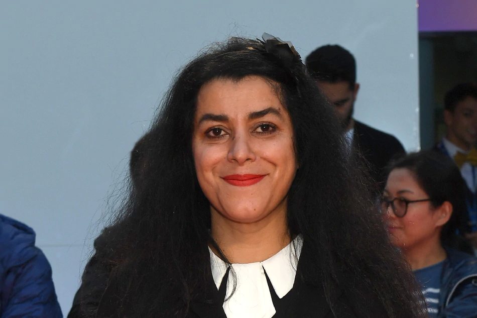 Marjane Satrapi at the 'Radioactive' premiere during the 2019 Toronto International Film Festival at Princess of Wales Theatre in Toronto, Canada September 14, 2019. u00e2u20acu201d Getty Images via AFP