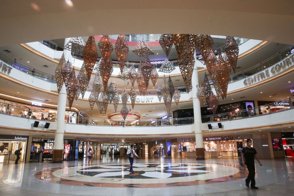 A general view of the Mid Valley Megamall in Kuala Lumpur October 12, 2020. u00e2u20acu201d Picture by Choo Choy May