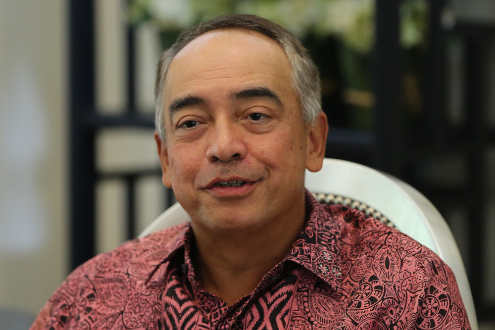 Datuk Seri Nazir Razak said he believes it is time for a 'national reset'. — Picture by Yusof Mat Isa