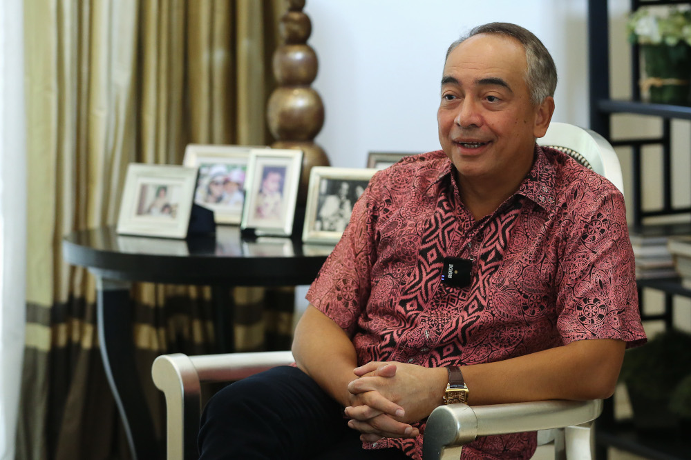 Prostate cancer survivor Datuk Seri Nazir Razak has embarked on a five-year journey to create awareness about the disease among Malaysians. — Picture by Yusof Mat Isa