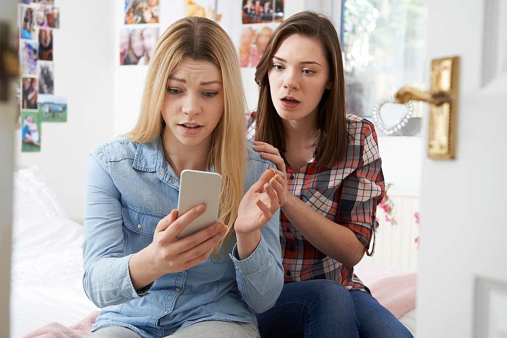 A study this year by children's rights charity Plan International found that 51 per cent of 14,000 girls and young women surveyed worldwide had experienced sexual harassment online. u00e2u20acu201d Highwaystarz-Photography / Istock.com pic via AFP