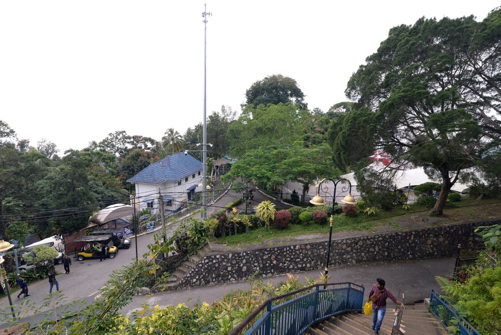 A general view of the funicular railway station at the top of Penang Hill October 2, 2020. u00e2u20acu201d Picture by KE Ooi