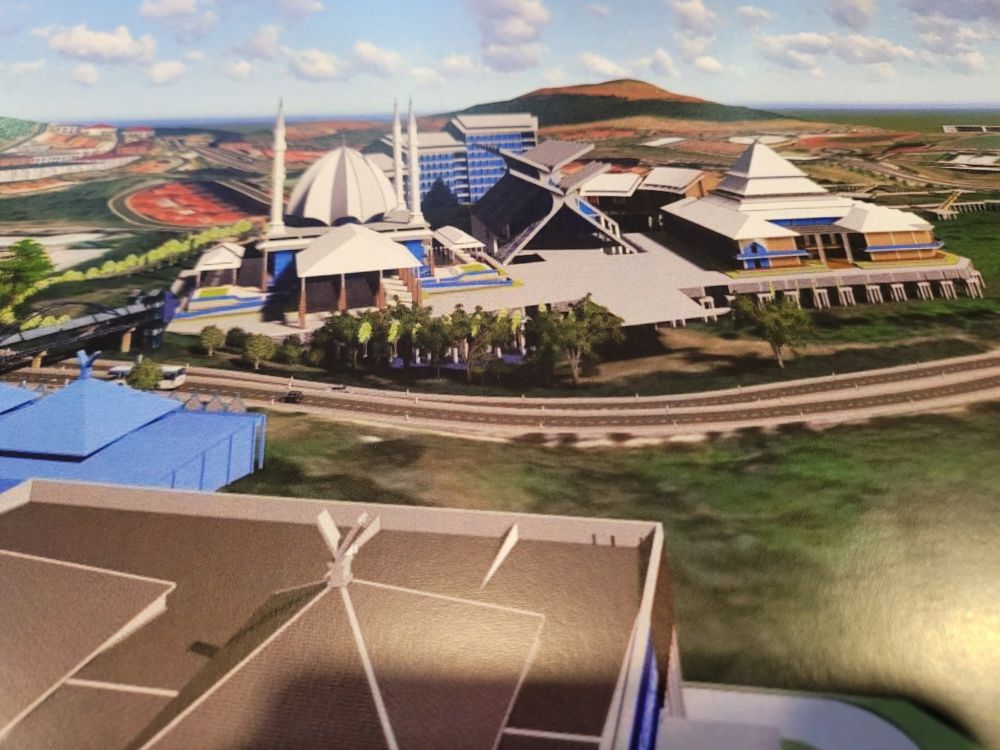 Annuar today revealed that the Quran Village will consist a new 5,000-capacity mosque, a 'Quranic and Scriptures Science' centre, a hostel and event space, a market, and an arts centre. u00e2u20acu201d Picture via Twitter 