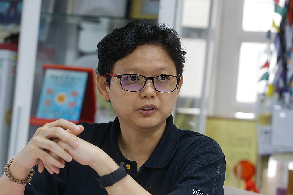 Georgetown World Heritage Incorporated General Manager Ang Ming Chee speaks to the Malay Mail during recent interview session here at GTWHI Office at Lebuh Acheh. — Picture by Sayuti Zainudin