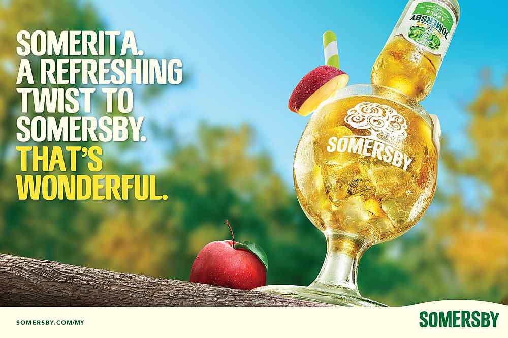 The Somerita is back as well to celebrate Apple Day. — Picture courtesy of Carlsberg Malaysia