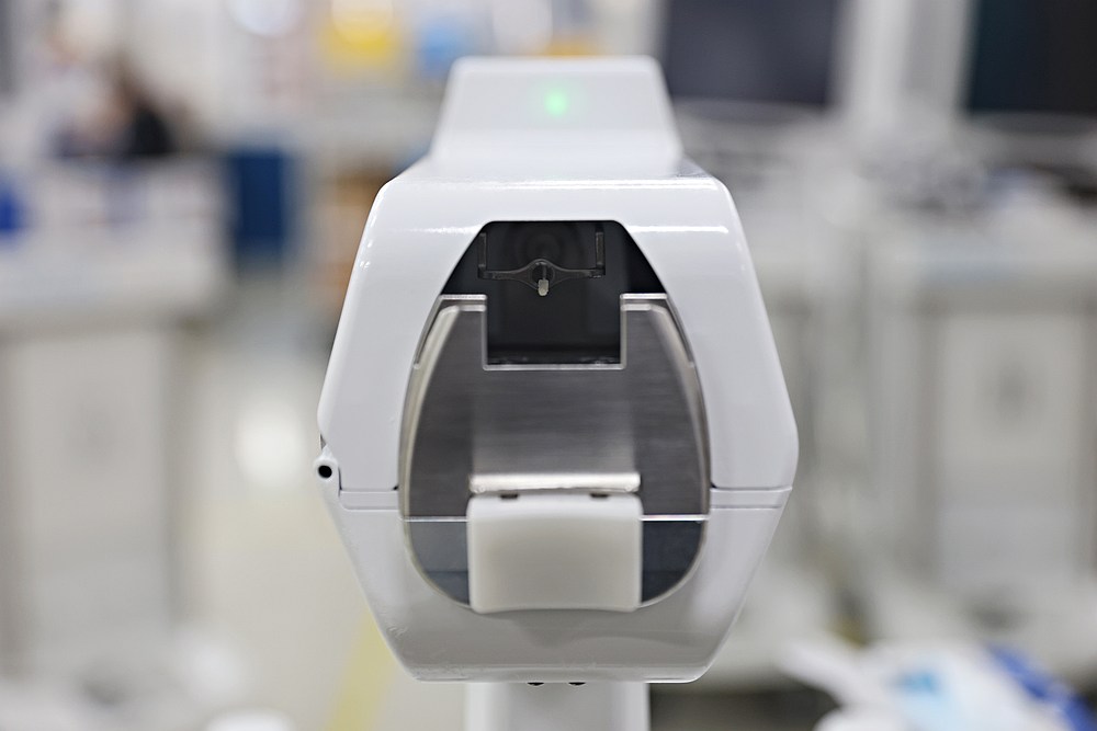 A Covid-19 swab test robot called SwabBot is pictured during a demonstration in Singapore September 25, 2020. u00e2u20acu201d Reuters pic