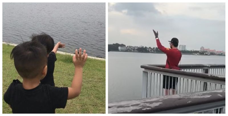 The touching clips shine a light on the new reality for many families around the world due to the pandemic. u00e2u20acu201d Picture from Facebook/Mohd Izwan Saripn n