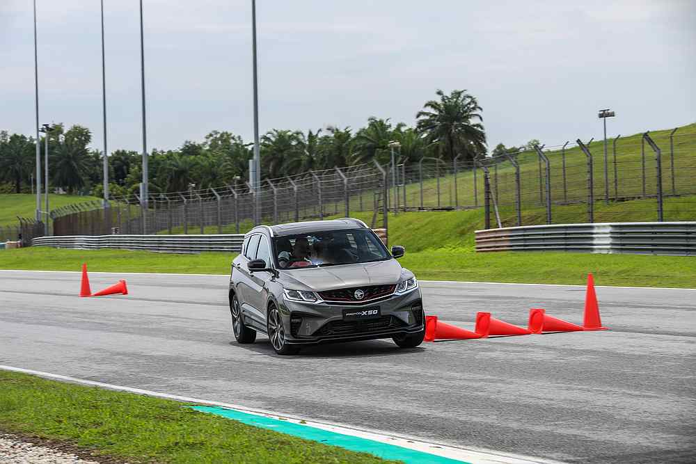 Coupled with its speed, the X50’s handling is extremely smooth. — Picture courtesy of Proton