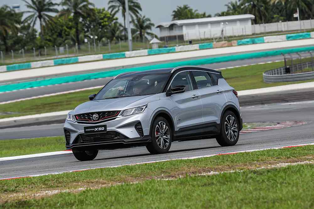 Driving just became a lot easier with the autonomous features in the X50. — Picture courtesy of Proton