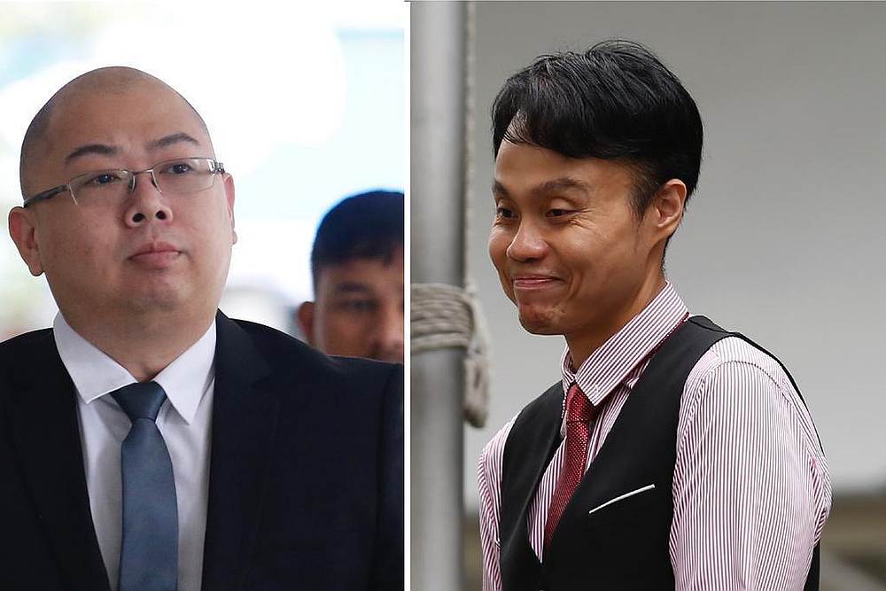Terry Xu Yuanchen (left), the chief editor of  The Online Citizen, and Daniel De Costa Augustin (right) are charged with criminal defamation of the Singapore cabinet. u00e2u20acu201d TODAY pictures