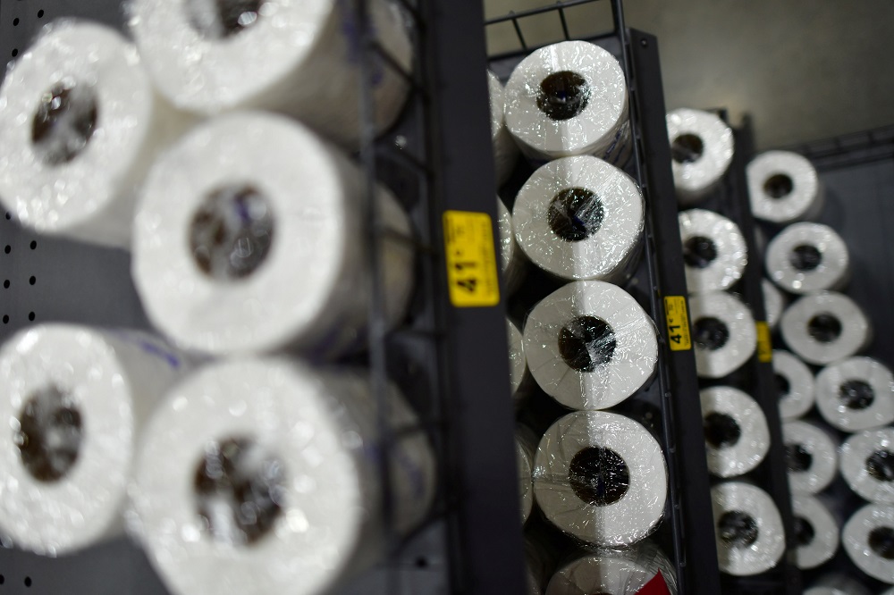 Toilet paper is price for sale at a Loweu00e2u20acu2122s hardware store in Philadelphia, Pennsylvania November 4, 2020. u00e2u20acu201d Reuters pic