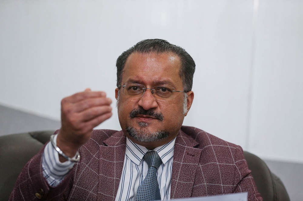 Penang state exco Jagdeep Singh Deo speaks during a press conference at Komtar in George Town November 3, 2020. u00e2u20acu201d Picture by Sayuti Zainudin