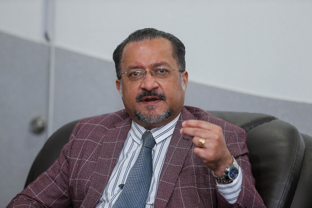 Penang state exco Jagdeep Singh Deo speaks during a press conference at Komtar in George Town November 3, 2020. u00e2u20acu201d Picture by Sayuti Zainudin
