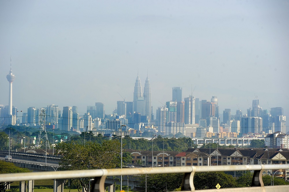 A general view of the Kuala Lumpur skyline November 5, 2020. u00e2u20acu201d Picture by Shafwan Zaidon 