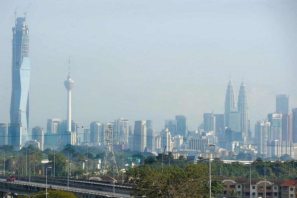 A general view of the Kuala Lumpur skyline November 5, 2020. u00e2u20acu201d Picture by Shafwan Zaidon 