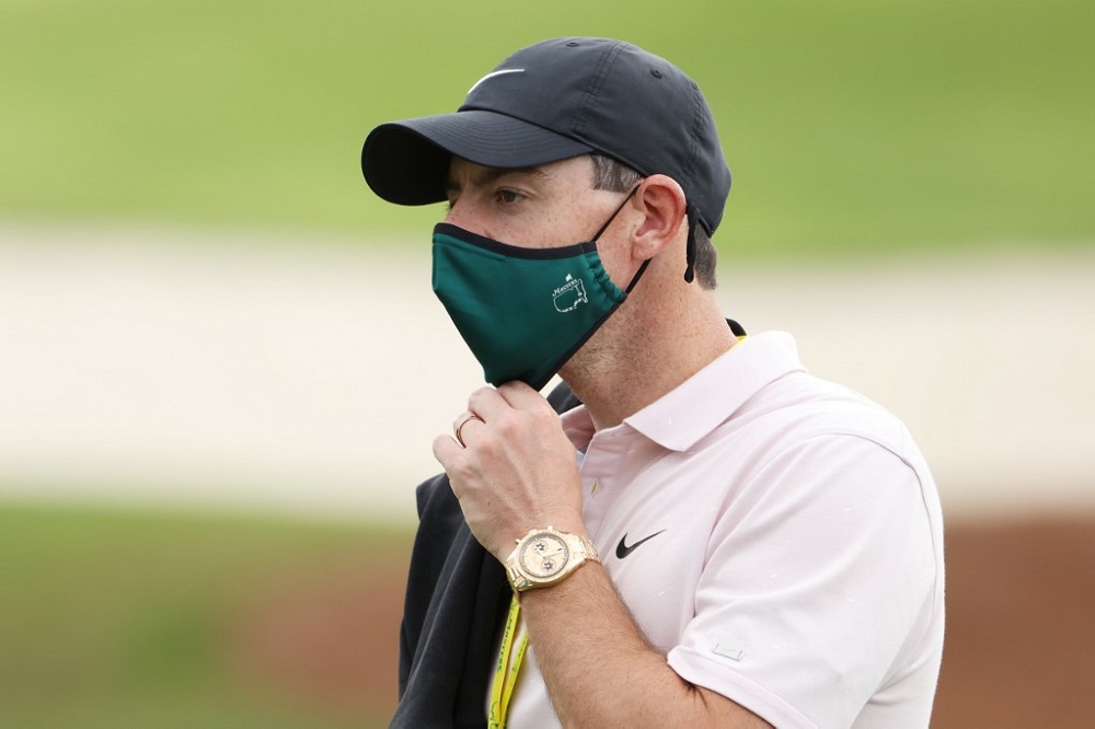 Rory McIlroy of Northern Ireland looks on during a practice round prior to the Masters at Augusta National Golf Club in Augusta, Georgia November 10, 2020. u00e2u20acu201d AFP pic