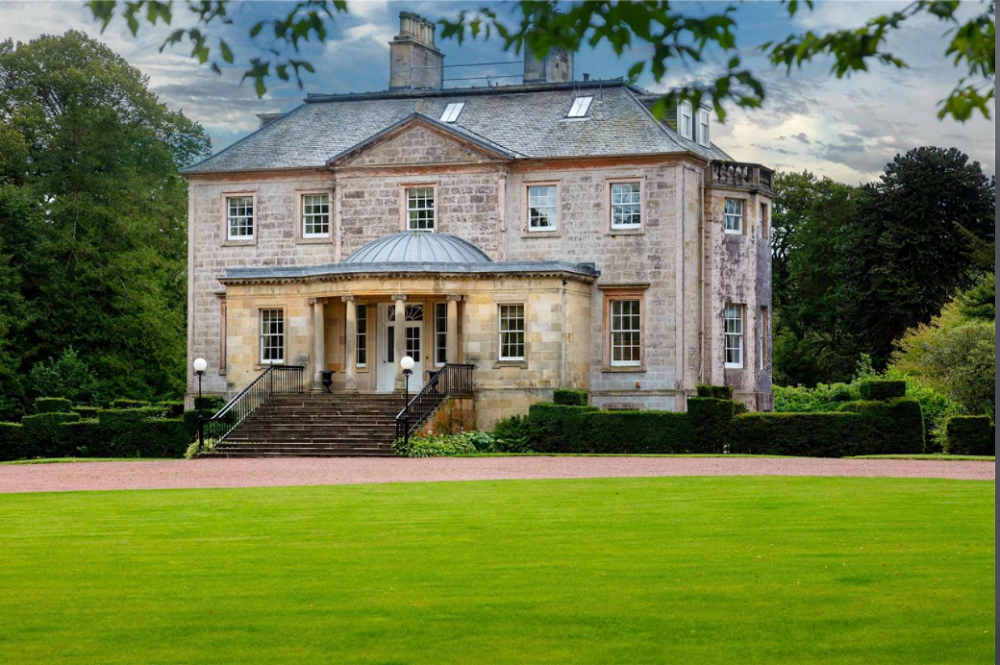 A view of Skeldon House, one of the three residences on Tan Sri Tony Fernandesu00e2u20acu2122 18th-century Ayrshire estate in Scotland. u00e2u20acu201d Screen capture via Savills.com