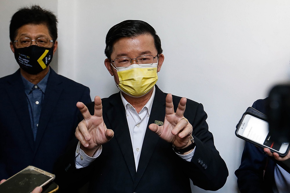 Penang Chief Minister Chow Kon Yeow poses for a photo during the closing ceremony of the 2020 Techfest at Wisma Yeap Chor Ee in George Town November 20, 2020. u00e2u20acu201d Picture by Sayuti Zainudin
