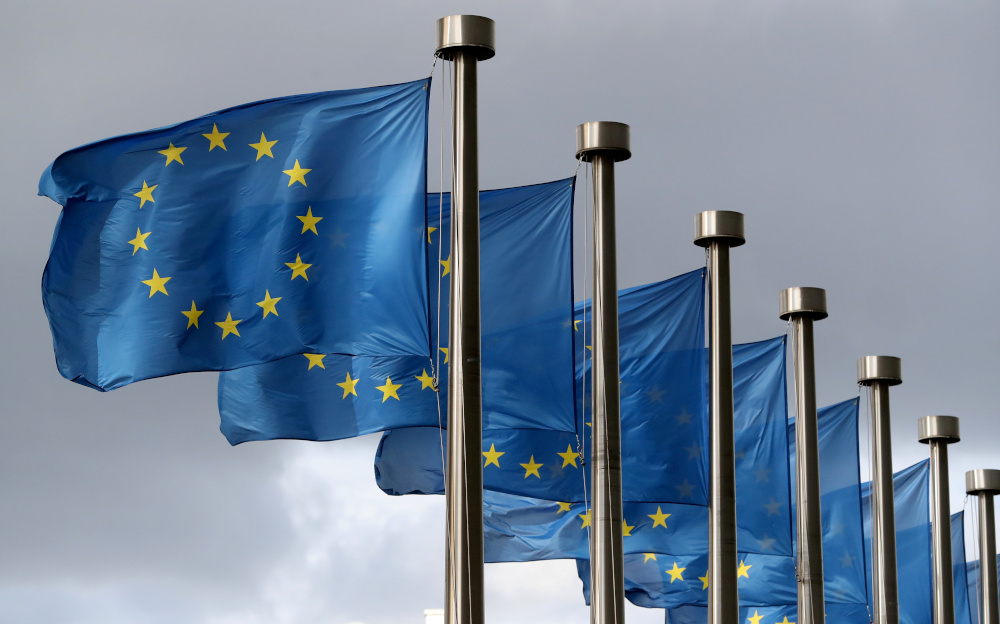 European Union flags flutter in front of the European Commission headquarters in Brussels, Belgium, October 2, 2019. u00e2u20acu201d Reuters pic