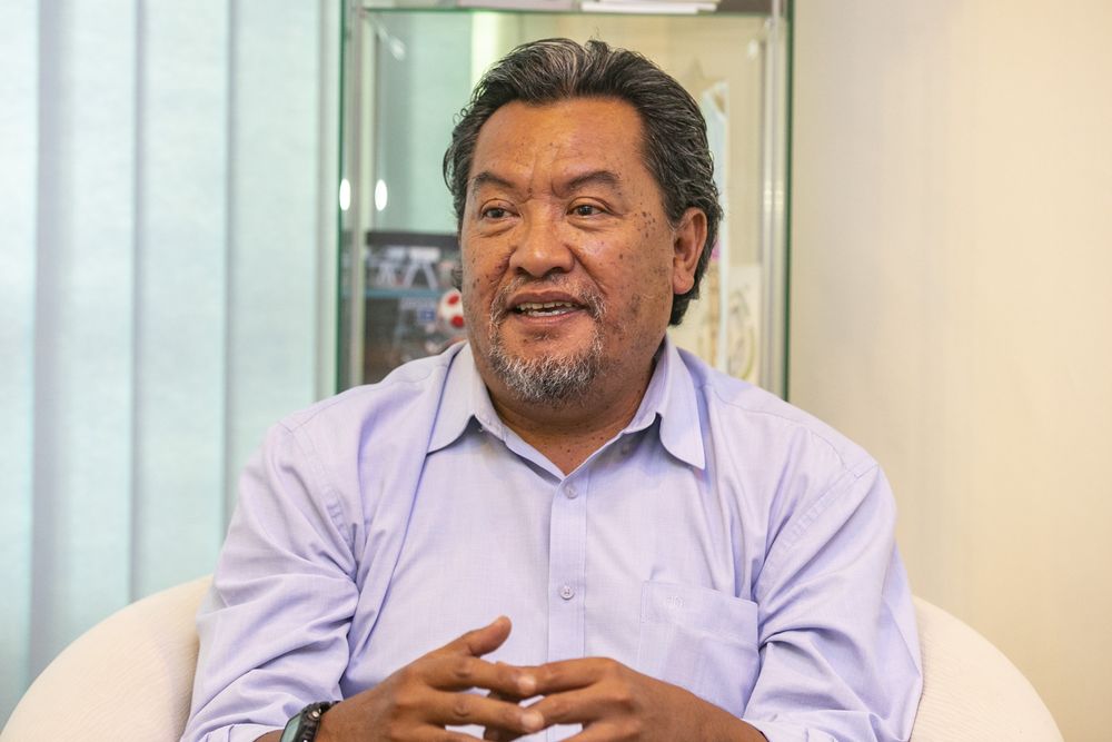 MardiCorp CEO Zaidi Shahrim speaks to Malay Mail during an interview at Mardi Corp in Serdang, November 12, 2020. — Picture by Firdaus Latif