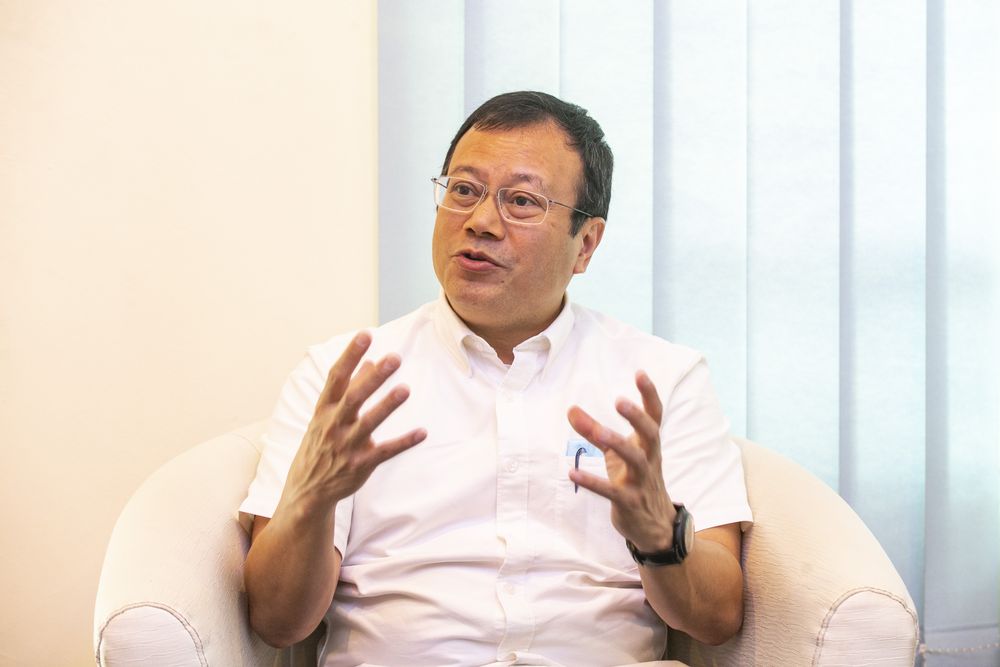 Boxcube Chairman Datuk Emil Rinaldi Syaiful speaks to Malay Mail during an interview at Mardi Corp in Serdang November 12, 2020. — Picture by Firdaus Latif