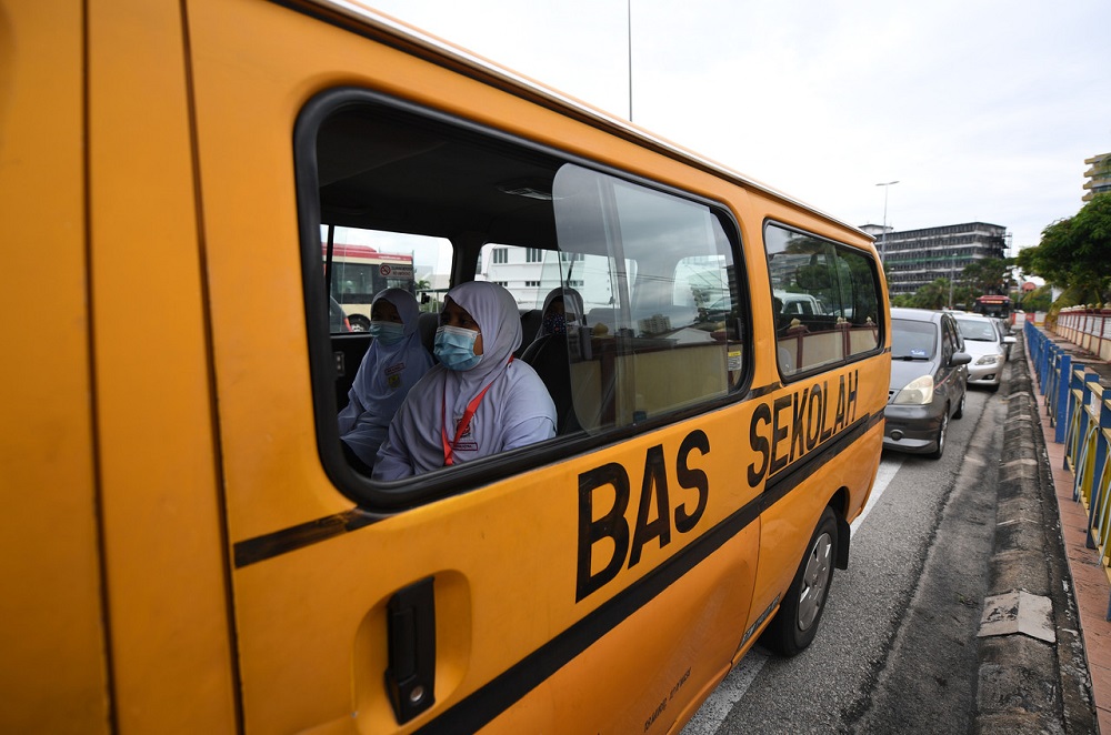 Mohd Rofik said that before the Covid-19 pandemic, school bus operators had at least 11 months of regular income each year so the profession was considered a stable job. — Bernama pic