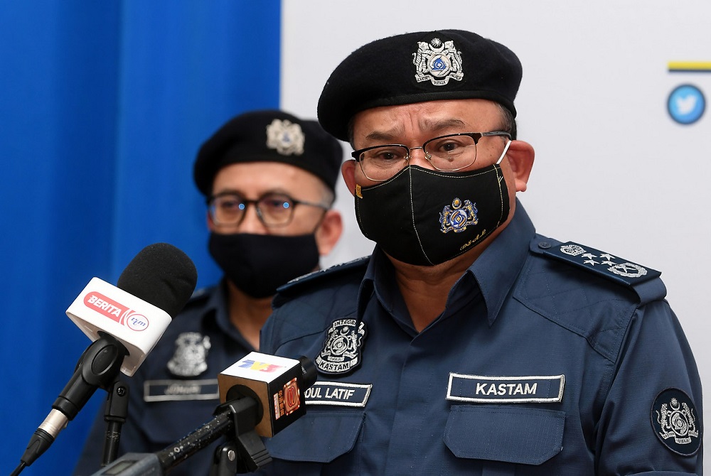 Malaysian Royal Customs Department director-general Datuk Seri Abdul Latif Abdul Kadir speaks during a press conference in Dengkil November 25, 2020. u00e2u20acu201d Bernama pic