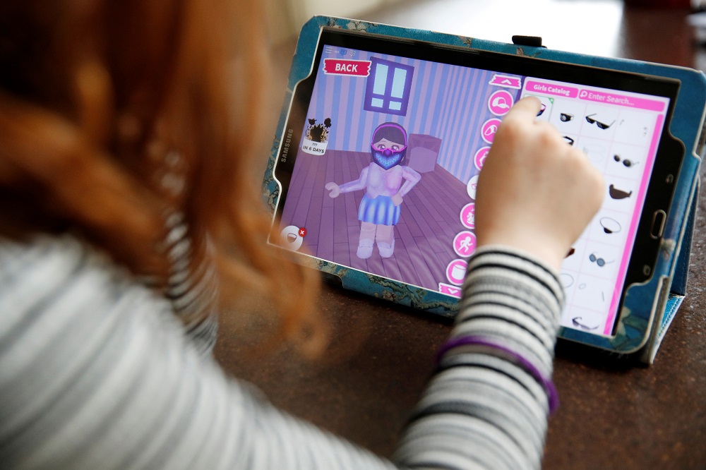 Roblox, which is among the world's most popular gaming sites for children, said its daily active user base soared 82 per cent to 31.1 million in the nine months ended September 30 from the same period a year ago. u00e2u20acu2022 Reuters file pic