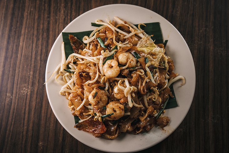 It took many tries for Robert to perfect his 'char kway teow' including tasting leftovers from customers