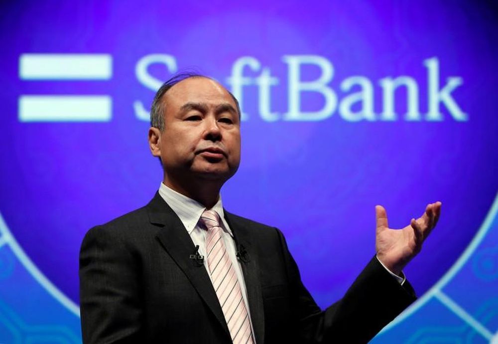 SoftBank Group Corp Chairman and CEO Masayoshi Son speaks during their joint news conference with Toyota Motor Corp President Akio Toyoda (not pictured) in Tokyo, Japan, October 4, 2018. u00e2u20acu201d Reuters pic