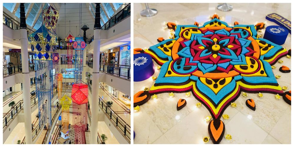 Suria KLCC keeps the festive spirit bright with its Deepavali decorations. — Picture courtesy of Suria KLCC
