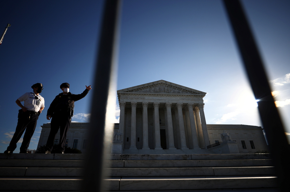 General view of the US Capitol building in Washington, US November 10, 2020. u00e2u20acu201d Reuters pic 