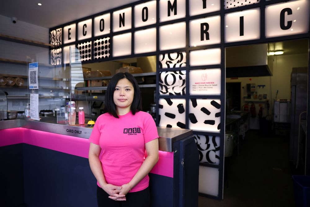 Mandy Yin poses inside Nasi Economy Rice, the takeaway shop she owns, amid the coronavirus disease (Covid-19) outbreak, in North London, Britain, November 3, 2020. u00e2u20acu201d Reuters pic