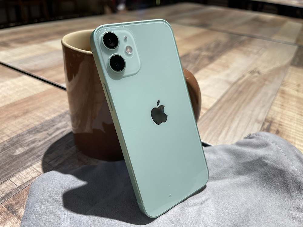 The iPhone 12 mini's design is familiar but also refreshed with more choices of colour. u00e2u20acu201d Picture by Erna Mahyuni