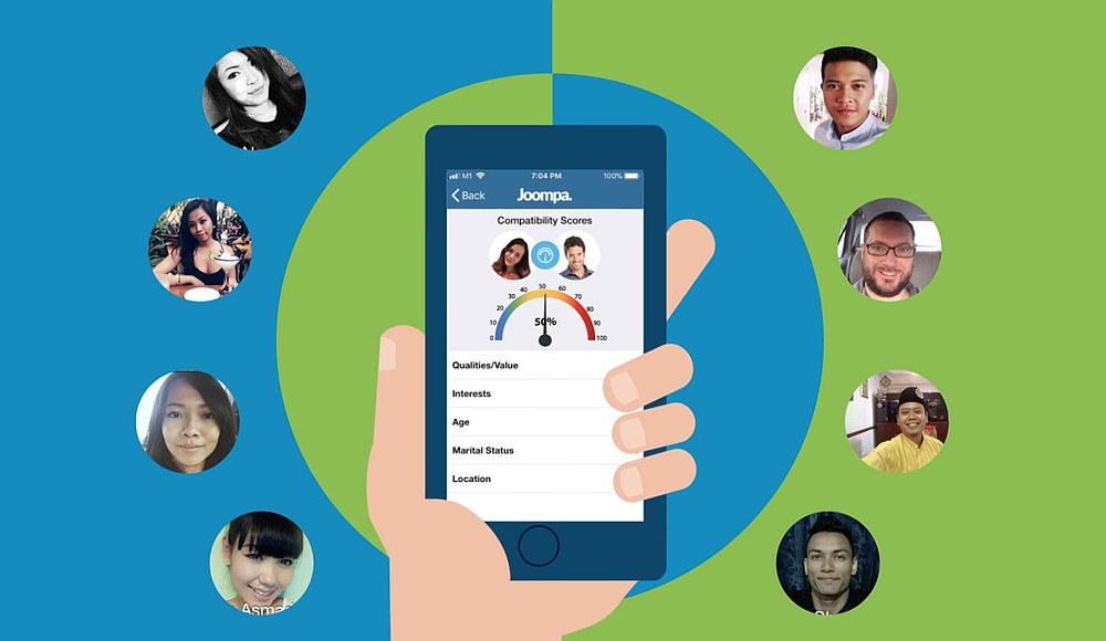Joompa’s Compatibility Meter helps users to find like-minded singles who are looking for long-term relationships. — Screengrab from YouTube