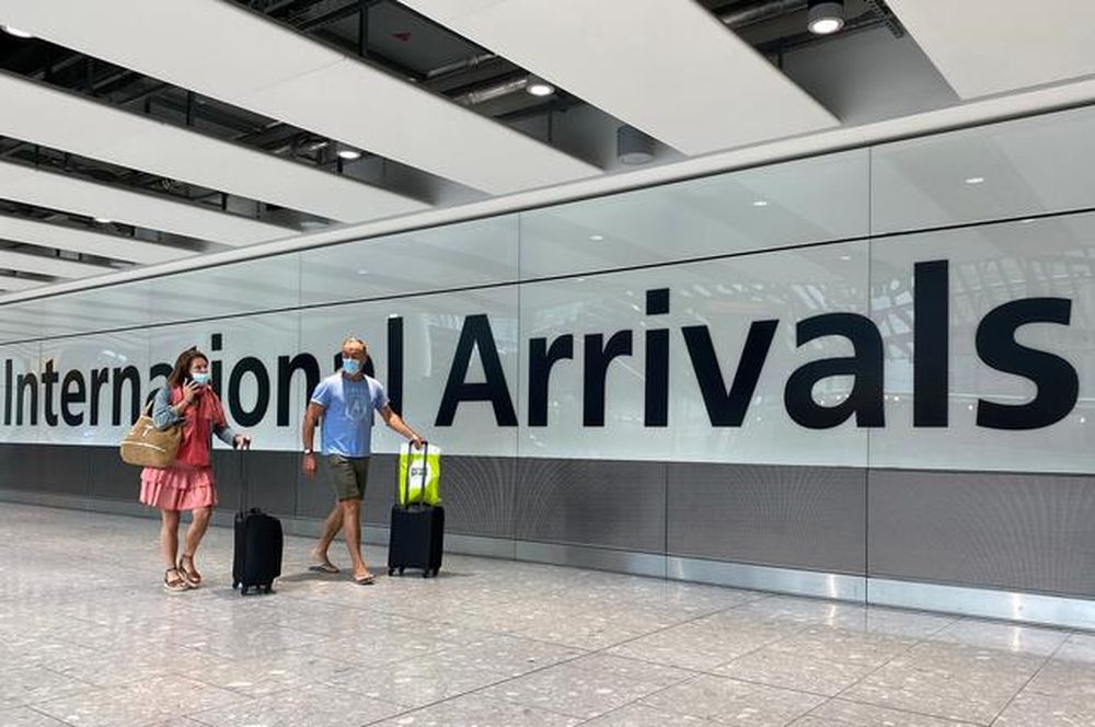 Passengers from international flights arrive at Heathrow Airport, following the outbreak of the coronavirus disease (Covid-19), London, July 29, 2020. u00e2u20acu201d Reuters pic