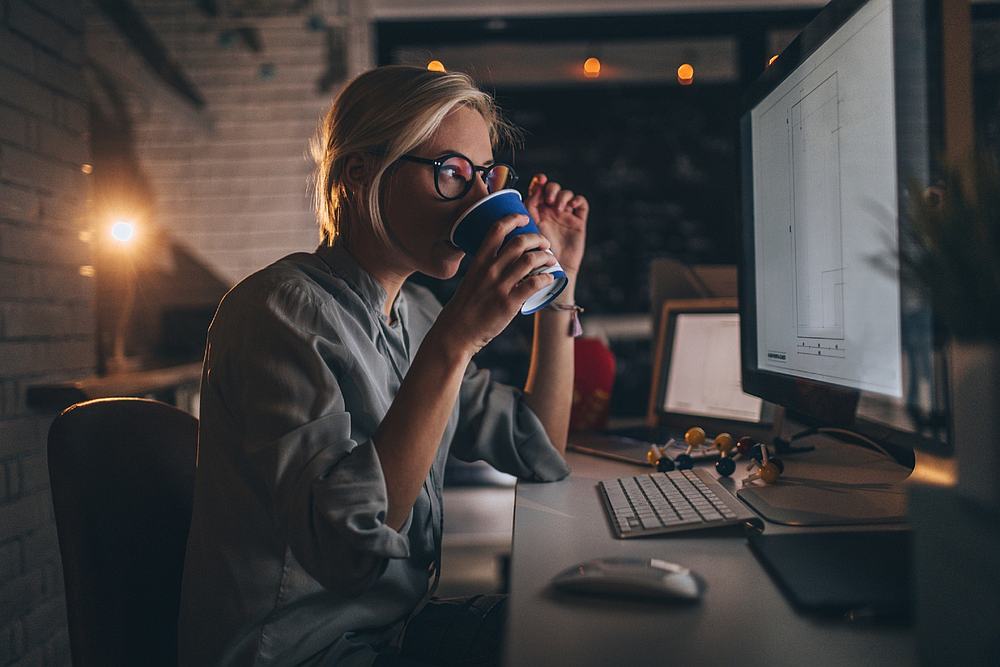 Asynchronous working can be ideal for naturally early risers and night owls, for example. u00e2u20acu201d  AleksandarNakic / IStock.com pic via AFP