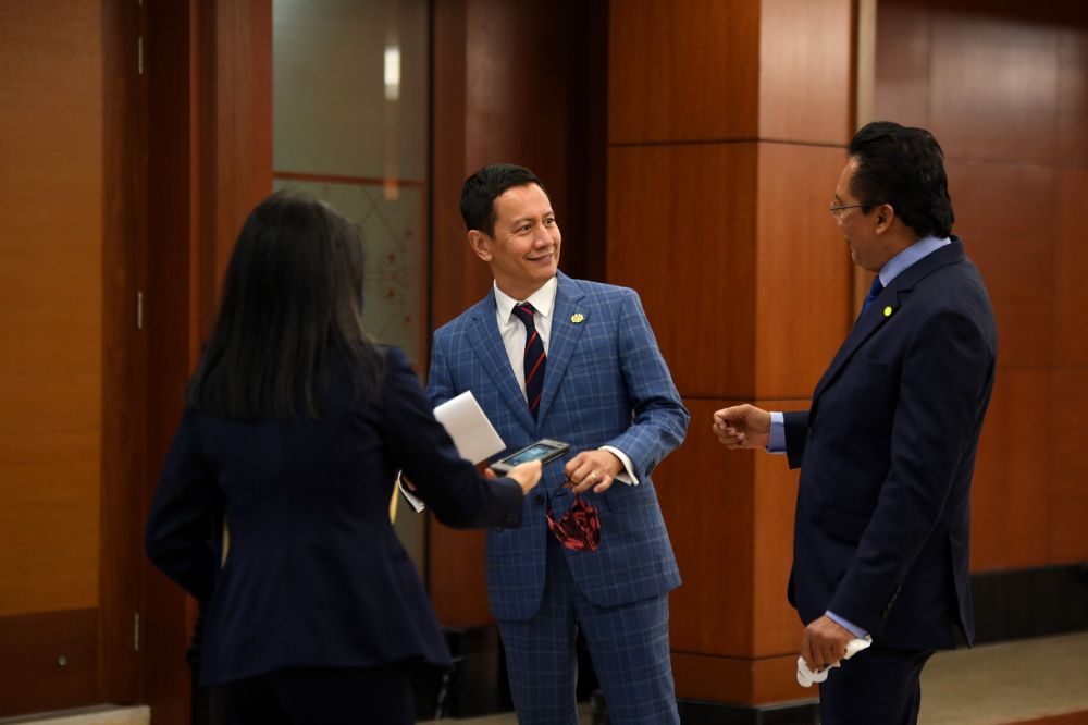 Dewan Rakyat Speaker Datuk Azhar Azizan Harun is pictured at Parliament in Kuala Lumpur November 3, 2020. u00e2u20acu201d Bernama pic
