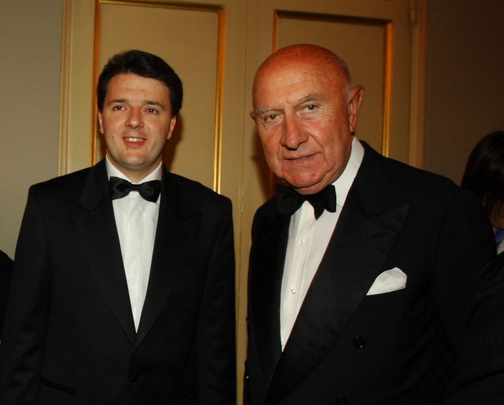 Beppe Modenese (right) is pictured with Italyu00e2u20acu2122s former prime minister Matteo Renzi. u00e2u20acu201d Picture courtesy of Twitter/Matteo Renzi