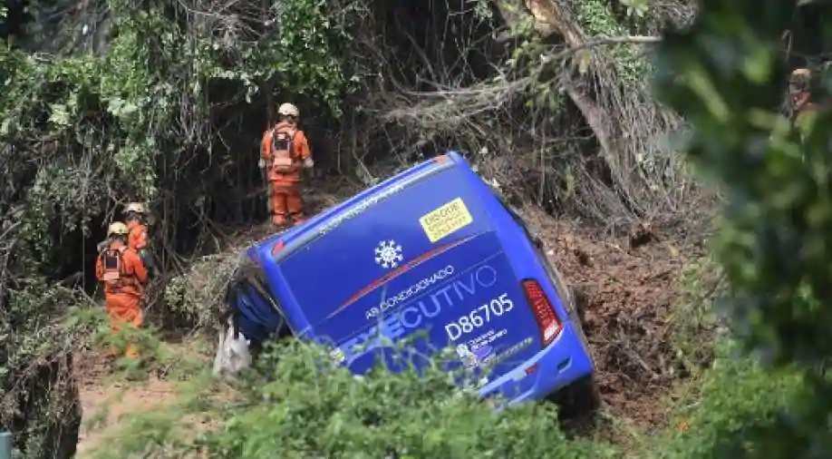 Bus accident in Brazil. u00e2u20acu201d AFP pic