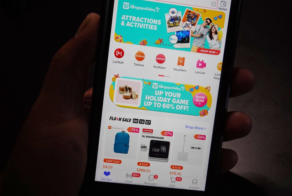 Some department stores have yet to go the whole hog when it comes to e-commerce, and this forced even more people to rely on established online shopping portals such as Lazada or Amazon. — TODAY pic