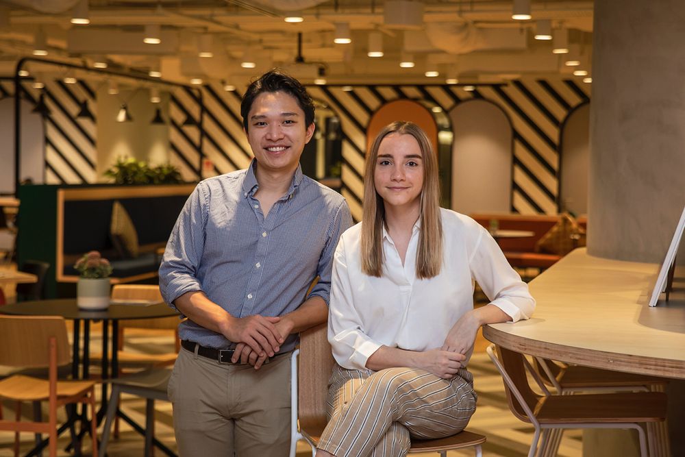 Rio Hoe (left) and Guadalupe Lazaro, co-founders of Ease Healthcare. — TODAY pic