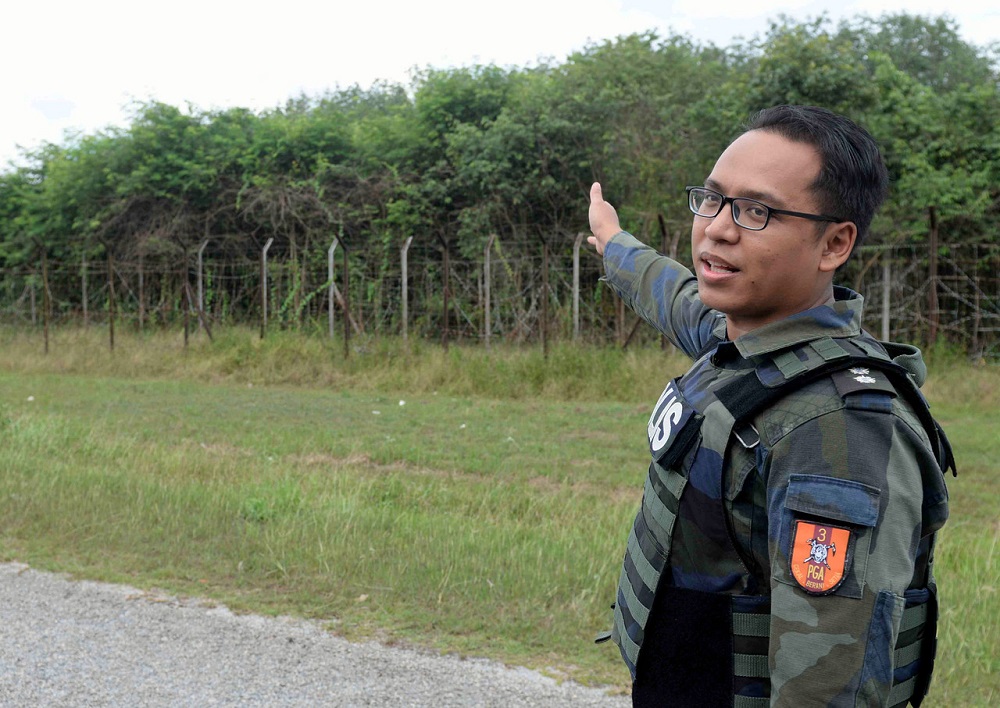 GOF 5th Platoon leader Inspector Muhammad Adlizan Admancur said four shooting incidents in a month is quite a high number in a short period but it has never affected him emotionally in carrying out his duty. u00e2u20acu2022 Bernama picn