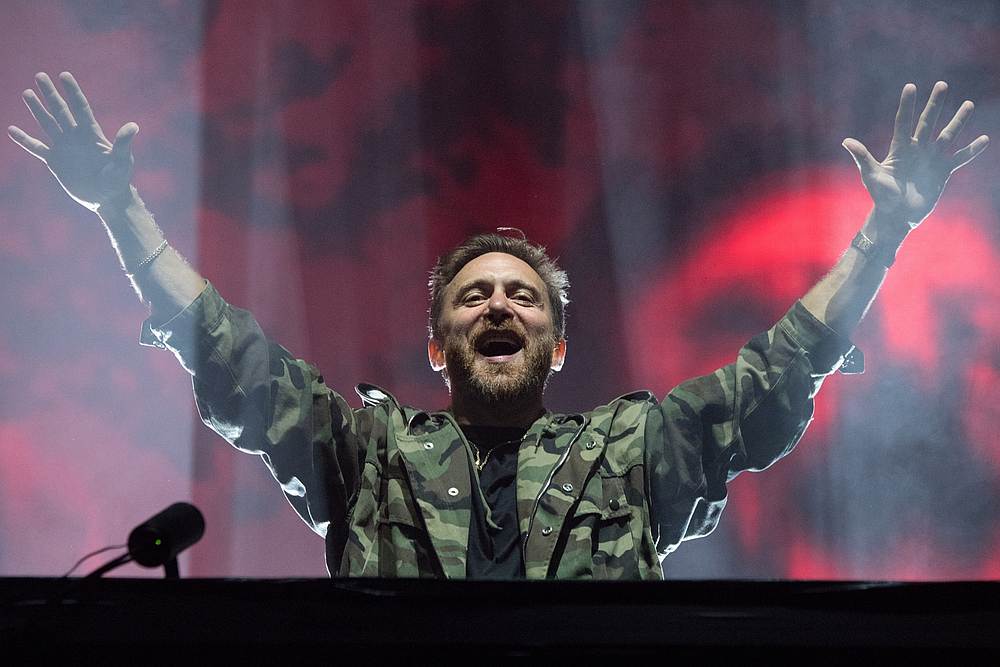 David Guetta was crowned World's No. 1 DJ at the Top 100 DJs Awards, 2020. u00e2u20acu201d AFP pic