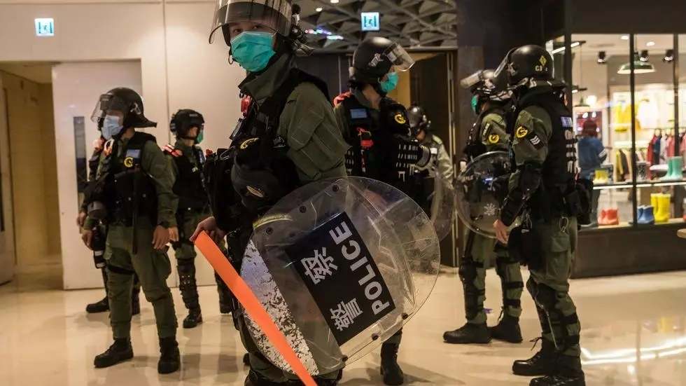 Hong Kong police became a key target for protesters as clashes raged in huges demonstrations in 2019. u00e2u20acu201d AFP pic