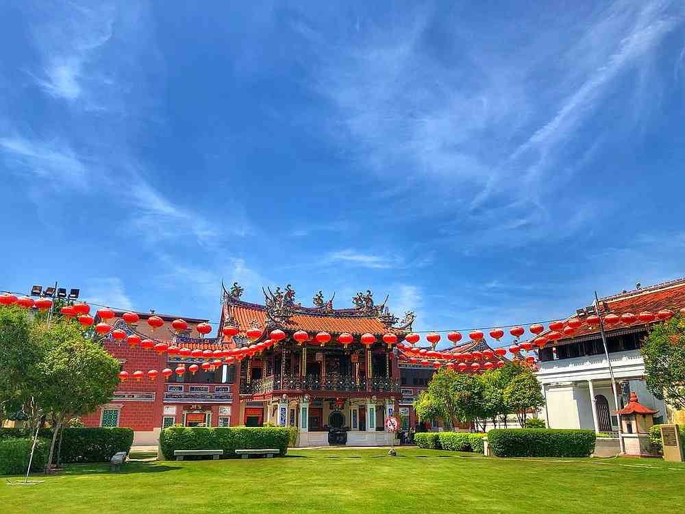 The palatial clan house on Armenian Street stands in for The Great World fun palace in the show. — Picture from Facebook/Cheah Kongsi