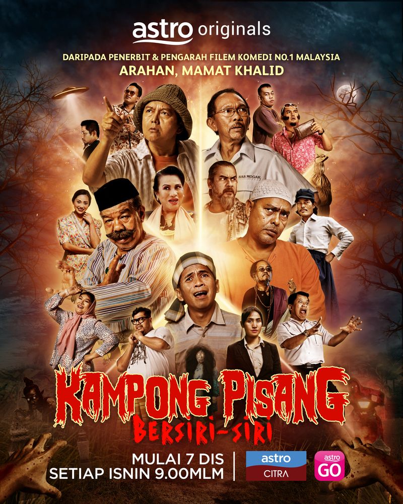 ‘Kampong Pisang Bersiri-Siri’ will premiere this December 7 at 9pm on Astro Citra HD and Astro Ria HD. — Photo courtesy of Astro Malaysia